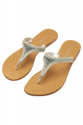 Cleo Sandal Silver/Multi -