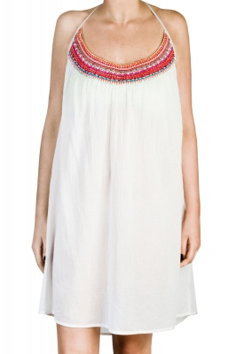 Zoe Emb Sundress -