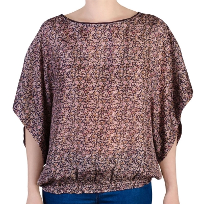 Tessie Print Silk Top -