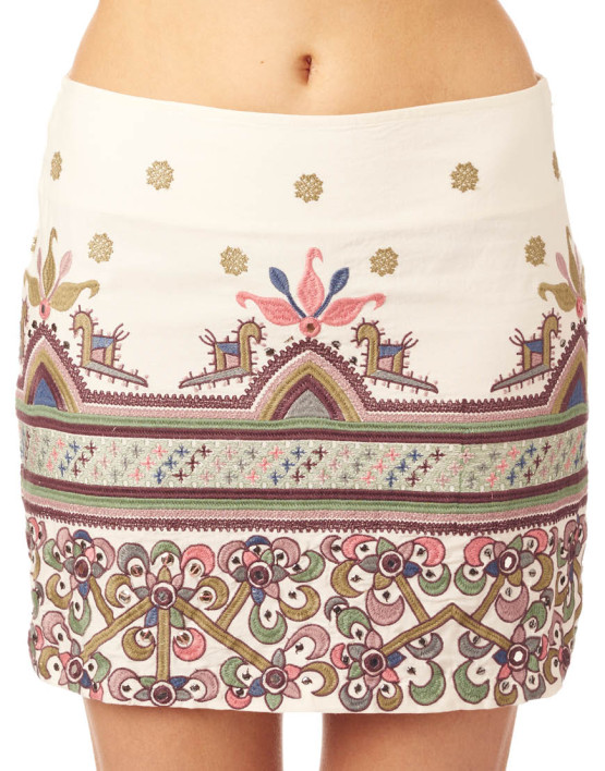 asta skirt ecru asta skirt ecru