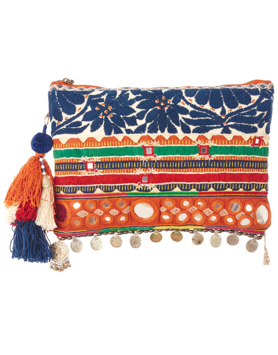 feni clutch ecru feni clutch ecru