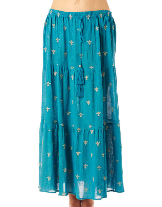 juni maxi skirt petrol juni maxi skirt petrol