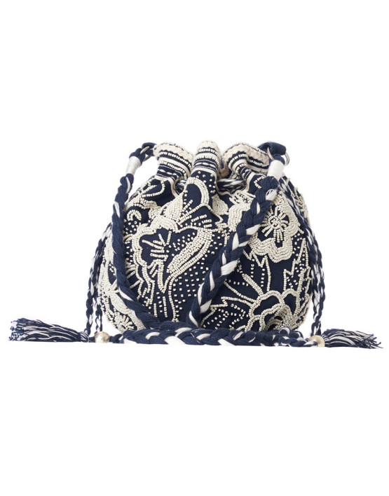 loral pouch navy loral pouch navy