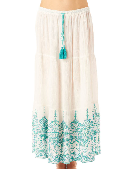 lucia maxi skirt ecru jade lucia maxi skirt ecru jade